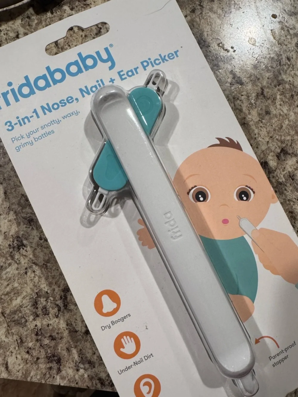 FridaBaby 3-in-1 Nose, Nail & Ear Picker -